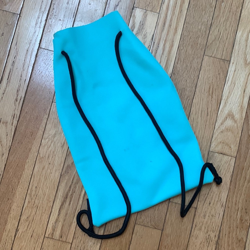 Triangl Blue Drawstring Bag